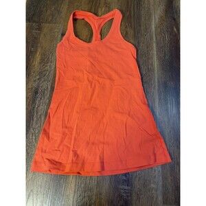 Lululemon Racerback Tank Orange Size 4
